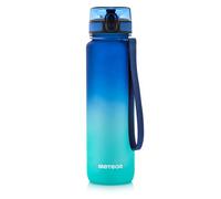meteor Botella Deportiva de Agua con Diseño Gradient, Tritan sin BPA, Bidón Reutilizable con Filtro para Gimnasio y Fitness