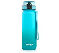 meteor Botella Deportiva de Agua con Diseño Gradient, Tritan sin BPA, Bidón Reutilizable con Filtro para Gimnasio y Fitness