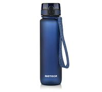 meteor Botella Deportiva de Agua sin BPA, Bidón Reutilizable de Tritan con Filtro y Marcador, para Deporte y Uso Diario