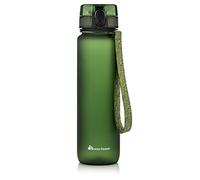 meteor Botella Deportiva de Agua sin BPA, Bidón Reutilizable de Tritan con Filtro y Marcador, para Deporte y Uso Diario