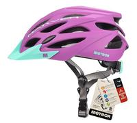 meteor Casco Bicicleta - Helmet Ciclismo para Jóvenes y Adulto Bicicleta Patineta Skate Patines Monopatines - Bici Accesorios - El diseño Ligero - Muchos Patrones - Marven