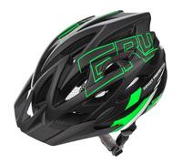 meteor Cascos Casco Bicicleta Casco Helmet Casco Bici Casco Bicicleta Adulto Skate Ciclismo Bicicleta Patineta Patines Monopatines Bici Accesorios Casco Gruver (M (55-58 cm), Negro/Verde)