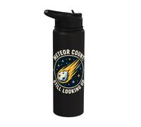 Meteor Count Still Looking Up Astronomy Humor Stainless Steel Insulated Water Bottle
