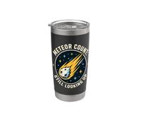 Meteor Count Still Looking Up Astronomy Humor Vaso térmico de acero inoxidable de doble pared