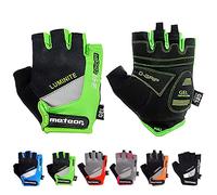 meteor Guantes Bicicleta para MTB BMX Ciclismo Carretera Fitness Bici Escalada y Otros Deportes - Guantes Sin Dedos para Niños Juventud - Mujer y Hombre - GX