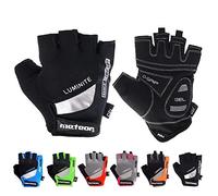 Guantes Bicicleta para MTB BMX Ciclismo Carretera Fitness Bici Escalada y Otros Deportes - Guantes Sin Dedos para Niños Juventud - Mujer y Hombre - GX