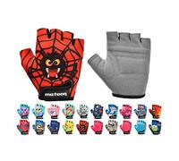 meteor Guantes de Ciclismo Niñas y Niños - Guantes Bicicleta para Infantil MTB BMX Carretera Montaña sin Dedos