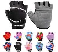 meteor Guantes de Ciclismo Niñas y Niños - Guantes Bicicleta para Infantil MTB BMX Carretera Montaña sin Dedos