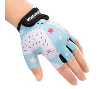 meteor Guantes de Ciclismo Niñas y Niños - Guantes Bicicleta para Infantil MTB BMX Carretera Montaña sin Dedos