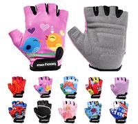 meteor Guantes de Ciclismo Niñas y Niños - Guantes Bicicleta para Infantil MTB BMX Carretera Montaña sin Dedos