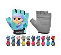 meteor Guantes de Ciclismo Niñas y Niños - Guantes Bicicleta para Infantil MTB BMX Carretera Montaña sin Dedos