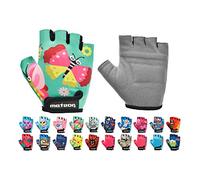 meteor Guantes de Ciclismo Niñas y Niños - Guantes Bicicleta para Infantil MTB BMX Carretera Montaña sin Dedos