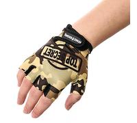 meteor Guantes de Ciclismo Niñas y Niños - Guantes Bicicleta para Infantil MTB BMX Carretera Montaña sin Dedos