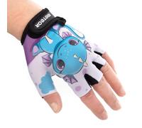 meteor Guantes de Ciclismo Niñas y Niños - Guantes Bicicleta para Infantil MTB BMX Carretera Montaña sin Dedos