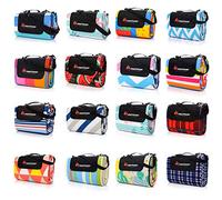 meteor Manta Picnic - Impermeable Polar Esterilla Playa portátil Alfombra Plegable Multiusos Jardin Picnic Camping Conciertos al Aire Libre Acampada