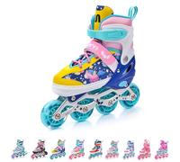 meteor Patines Línea 4 en 1 para Niños Jouvenes y Adolescentes Mujer y Hombre con ABEC7 - Forro Interior - Tamaño Ajustable