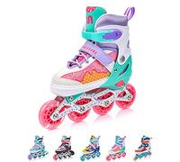 meteor Patines Línea 4 en 1 para Niños Jouvenes y Adolescentes Mujer y Hombre con ABEC7 - Forro Interior - Tamaño Ajustable