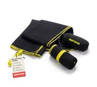 meteor Toalla Microfibra Secado rápido Ultra Ligero Absorbente - Ideal para Deporte Yoga Viajes Playa Campamento Baño para Niños, Hombres y Mujeres (80x130cm, Negro)