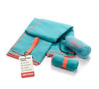 meteor Toalla Microfibra Secado rápido Ultra Ligero Absorbente - Ideal para Deporte Yoga Viajes Playa Campamento Baño para Niños, Hombres y Mujeres - Varios Tamaños y Colores (50x90cm, Turquesa)