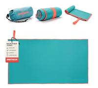 meteor Toalla Microfibra Secado rápido Ultra Ligero Absorbente - Ideal para Deporte Yoga Viajes Playa Campamento Baño para Niños, Hombres y Mujeres - Varios Tamaños y Colores (80x130cm, Turquesa)