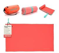 meteor Toalla Microfibra Secado rápido Ultra Ligero Absorbente - Ideal para Deporte Yoga Viajes Playa Campamento Baño para Niños, Hombres y Mujeres - Varios Tamaños y Colores (50x90cm, Rosa)