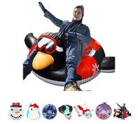 meteor Trineo inflable Donut Snowrohr Inflable Snow Juguetes para adultos y niños Amigos de la familia Actividad al aire libre En una pendiente de esquí después de esquiar o hacer snowboard