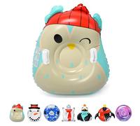 meteor Trineo inflable Donut Snowrohr Inflable Snow Juguetes para adultos y niños Amigos de la familia Actividad al aire libre En una pendiente de esquí después de esquiar o hacer snowboard