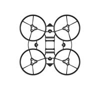 Meteor65 II FPV Racing Drone Frame - 3,2 g PP 65 mm, for accesorios de cuadricóptero Whoop de 2 pulgadas for interiores/exteriores(Black)