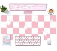 METEOROCK Tapete Escritorio de Cuero PU, Alfombra Escritorio Antideslizante, Alfombrilla Teclado Impermeable, Tapete Mesa Escritorio, 90 x 40 CM Alfombrilla Raton Grande Fácil de Limpiar