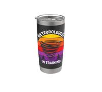 Meteorologist In Training Tiempo Clima Meteorología Vaso térmico de acero inoxidable de doble pared