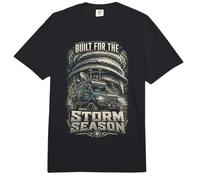 Meteorólogo Cazatormentas Built For The Storm Season Comfort Colors Adult Heavyweight T-Shirt