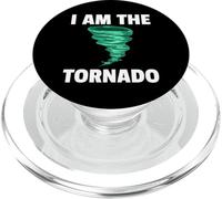 Meteorólogo del huracán de Tornado Yo Soy la tormenta Twister PopSockets PopGrip para MagSafe
