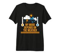 Meteorólogo malhumorado, Divertido meteorólogo, Cazador de tormentas Camiseta Premium