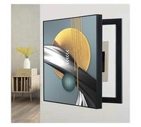 Meter Box Decorative Painting Decorative Electric Box Creative Detachable Meter Boxes Cover Decoration Hide Paintings for Your Home Electric Boxes Cover(D,50x40cm)