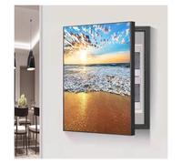 Meter Box Decorative Painting Ndoor Electric Meter Cover Hole-Free Circuit Breaker Shielding Boxes Electrical Panel Hide Paintings Creative Switch Box(C,60x70cm)
