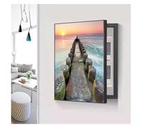 Meter Box Decorative Painting Ndoor Electric Meter Cover Hole-Free Circuit Breaker Shielding Boxes Electrical Panel Hide Paintings Creative Switch Box(B,60x70cm)