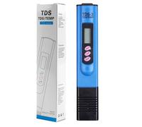 Meter Digital Water Tester, Portable Water Quality Monitor, Accurate Hydroponics, Aquarium, Tap, Well, Swimming Pool Testers for Home and Lab Use, 6.1x1.22x0.91 inches