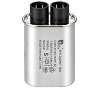 METER STAR Condensador de alto voltaje para microondas, 1.05uF, 2100 VCA, no PCB, 3+3 terminales, 0.25 pulgadas, pestañas de conexión rápida para GE Samsung, LG, Kenmore, Whirlpool