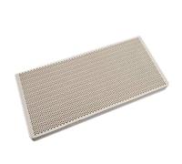 METER STAR Piezas de calentador de gas de alta eficiencia con placa de cerámica ardiente 17,5 cm x 7,5 cm x 1,4 cm Quemador de infrarrojos de nido de abeja de repuesto