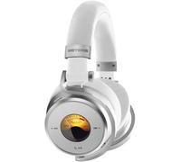 Meters Music OV-1-B Connect, Active Noise Cancelling, Over Ear Bluetooth 5.0 Headphones, App Controlled, Illuminated VU Meter, Protein Leather, aptXTM HD Audio, Included Carry Case (White)