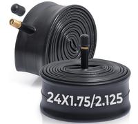 MetersGod 2 cámaras de aire para bicicleta de 24 pulgadas, 24 x 1,75/1,95/2.0/2.10/2.125 con válvula AV32 mm Valve Schrader, manguera 47/57-507 - Compatible con carretera/bicicleta de ciudad/bicicleta