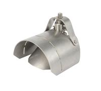 Metex Ratwall Rattenklappe 110 für Abwasserrohr | Edelstahl Schädlingsschutz Fallrohr Kellerablauf | Mechanische Rohrklappe gegen Ratten passend Kabuflex DN 110