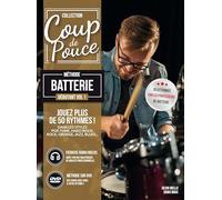 Méthode Coup de Pouce Batterie Débutant vol.1 Livre + DVD + Fichiers audio