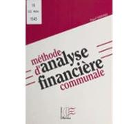 Méthode Danalyse Financière Communale (ebook)