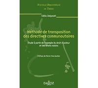 Méthode de transposition des directives communautaires: Etude à partir de l'exemple du droit d'auteur et des droits voisins: 70