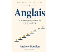 Méthode polyglotte · Anglais: 2 000 mots du A0 au B1 en 8 paliers