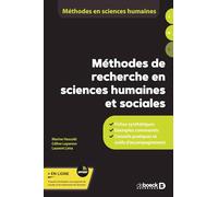 Méthodes de recherche en sciences humaines et sociales: Concepts et outils