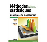 Méthodes statistiques appliquées au management - 2e édition: Livre + eText + plateforme MyMathLab version française (ECO GESTION)
