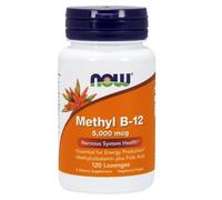 Metil B-12 con ácido fólico, 5000mcg - 120 pastillas