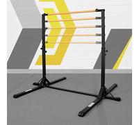 METIS Barra DE Gimnasia Horizontal - 13 Alturas Ajustables - Entrenamiento Esencial DE Gimnasia - Antideslizantes - Ideal para HOGARES O Clubes - Marco Fuerte Y Resistente